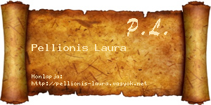 Pellionis Laura névjegykártya